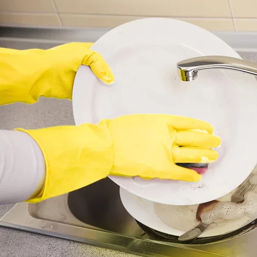 Rubber Cleaning Gloves