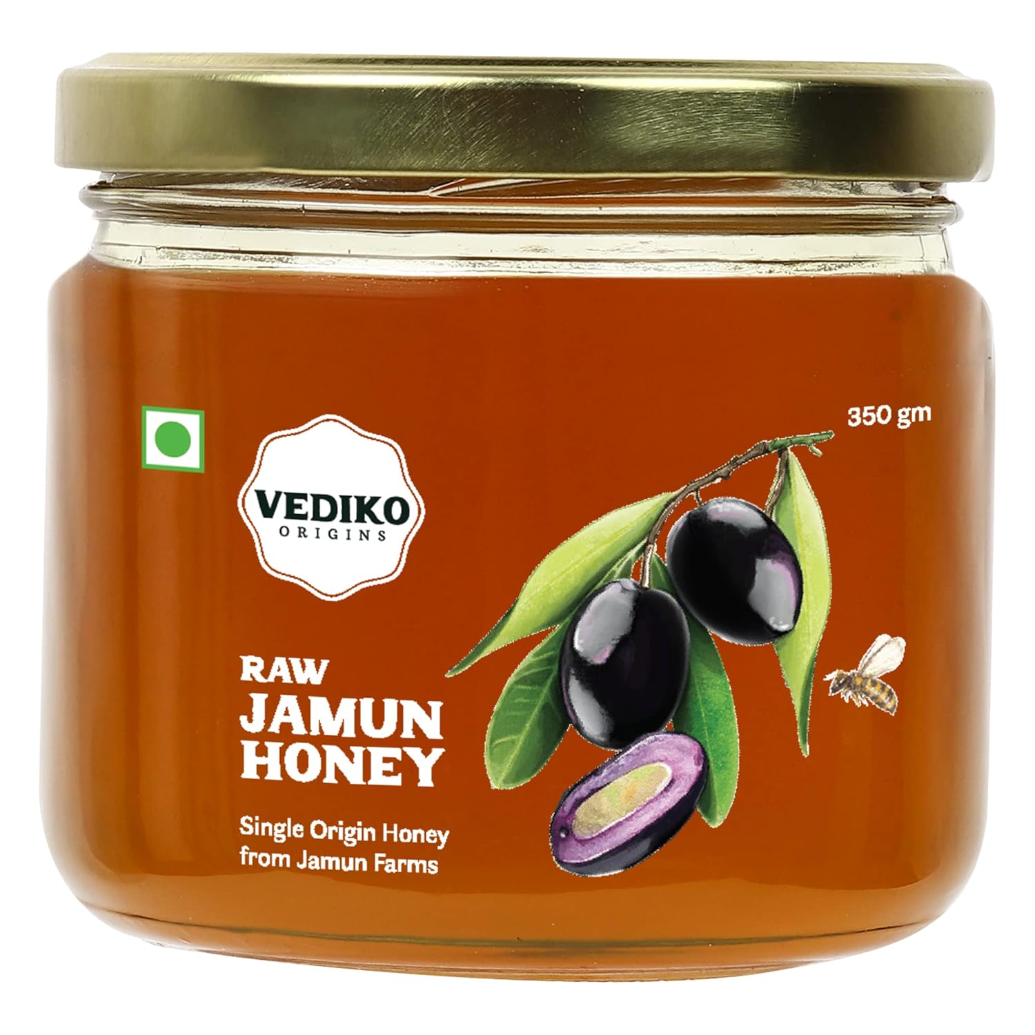 Vediko Origins Organic Farm Fresh Raw Jamun Honey