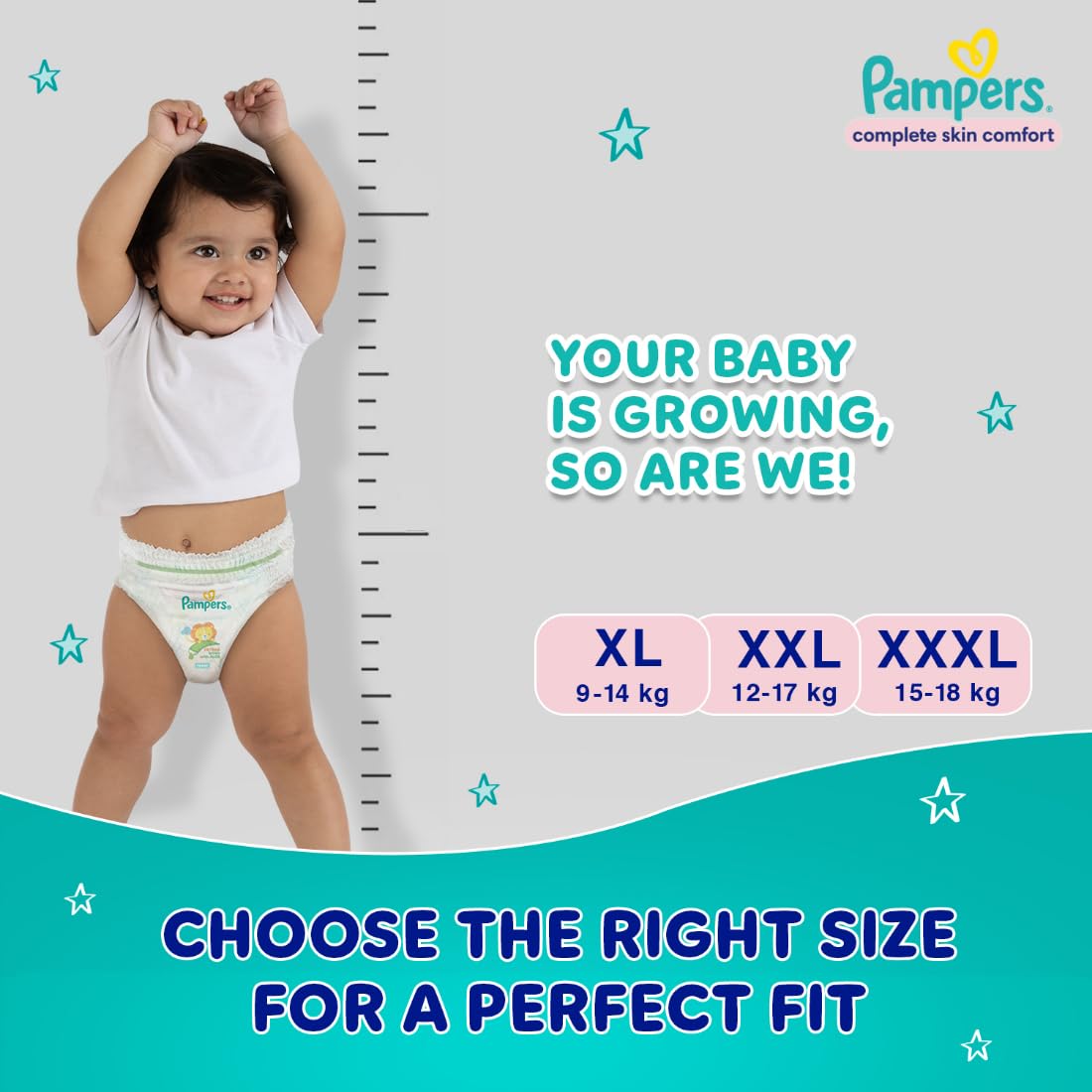 Pampers Complete Skin Comfort Pants