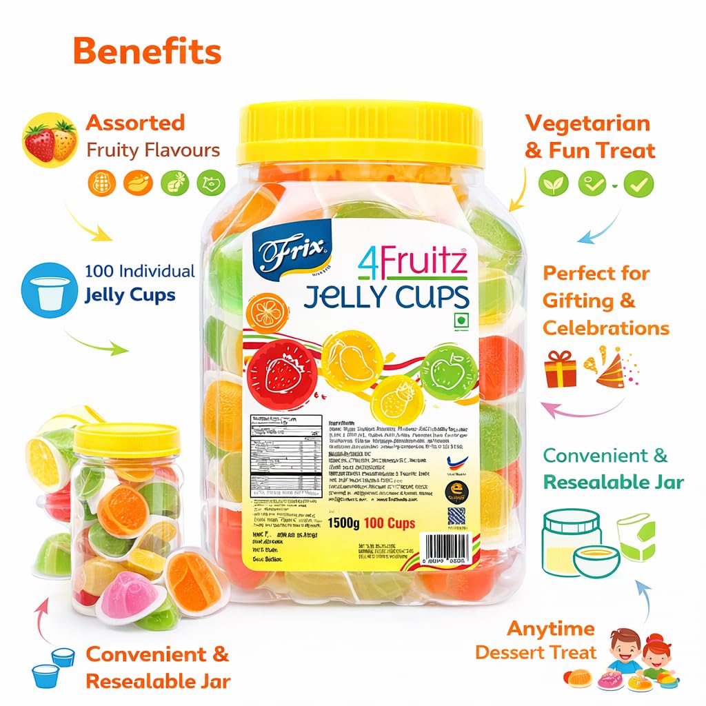 Frix Assorted Fruit Jelly Cups